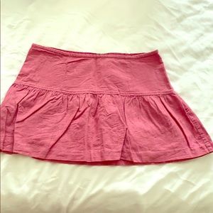 American Eagle Red Pleat Skirt size 6